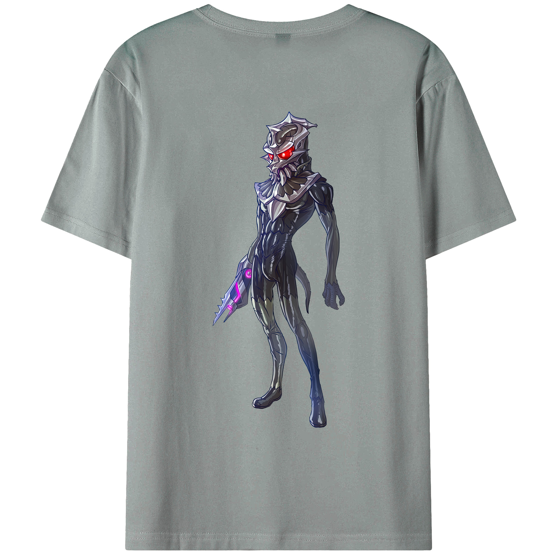 （画像用） ウルトラマン Ultraman 綿100％ メンズ半袖Tシャツ（バックプリント） 通気性